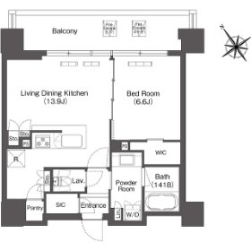5階の間取り図