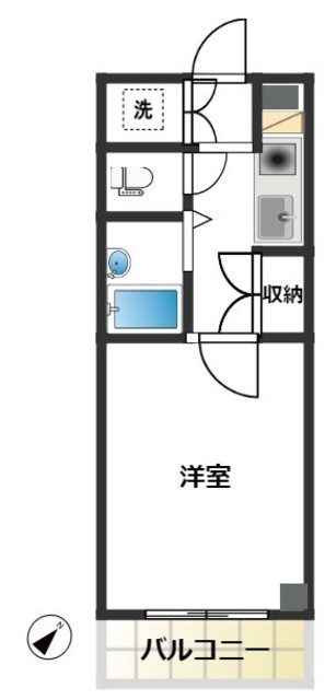 2階の間取り図