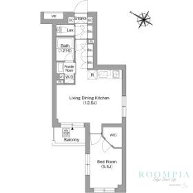 1階の間取り図