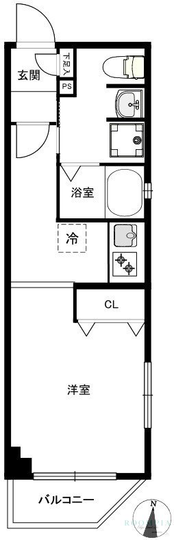 1階の間取り図