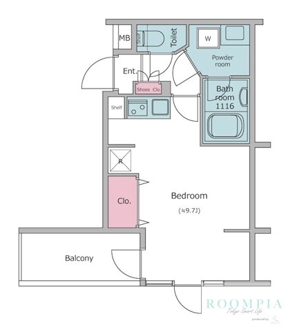 2階の間取り図