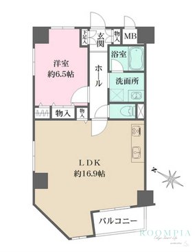 4階の間取り図