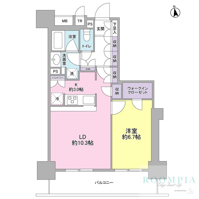 5階の間取り図