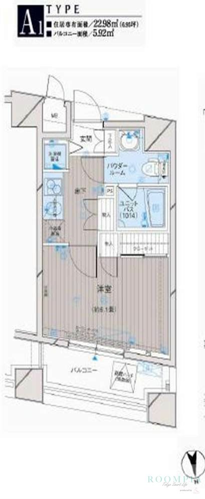 2階の間取り図