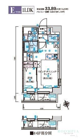 8階の間取り図