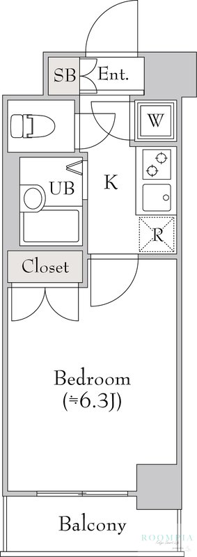 6階の間取り図