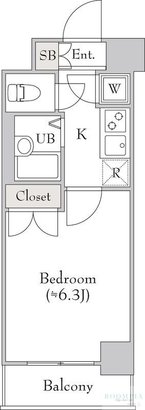 8階の間取り図