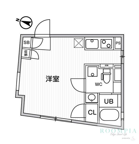 1階の間取り図