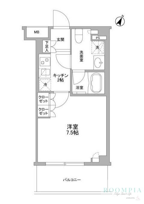 1階の間取り図
