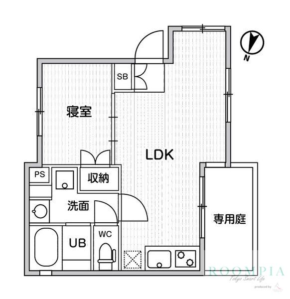 1階の間取り図