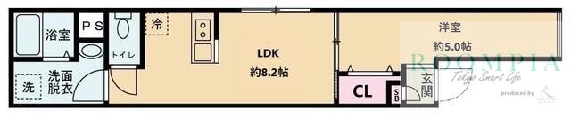 4階の間取り図