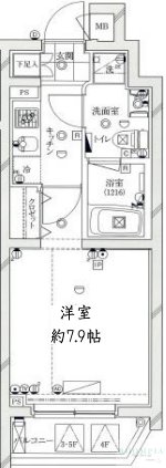 ガリシアレジデンス目黒本町の間取り