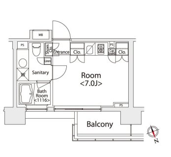 7階の間取り図