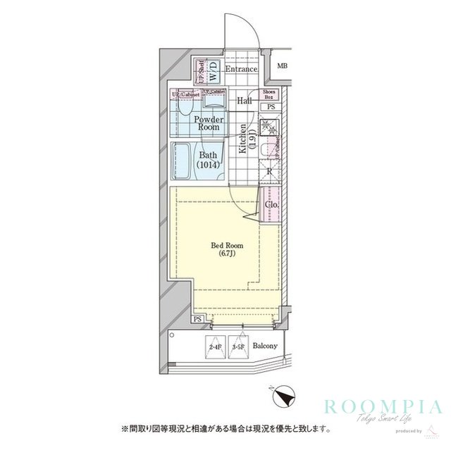 3階の間取り図
