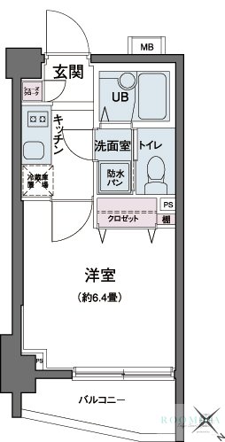 2階の間取り図