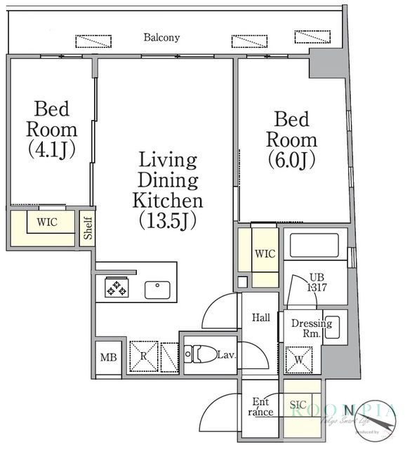 7階の間取り図