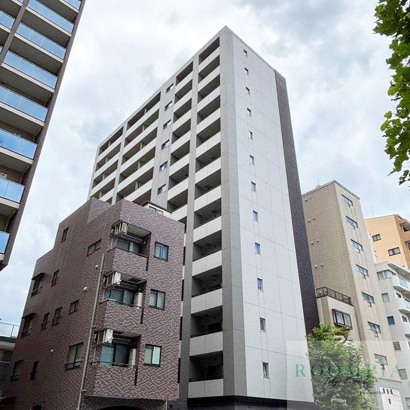 新宿区東榎町の賃貸マンションの外観