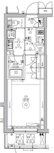 広々した室内でレイアウトし易い