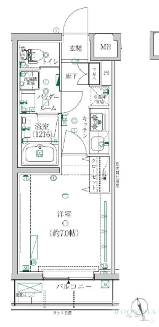 2階の間取り図