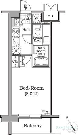 4階の間取り図