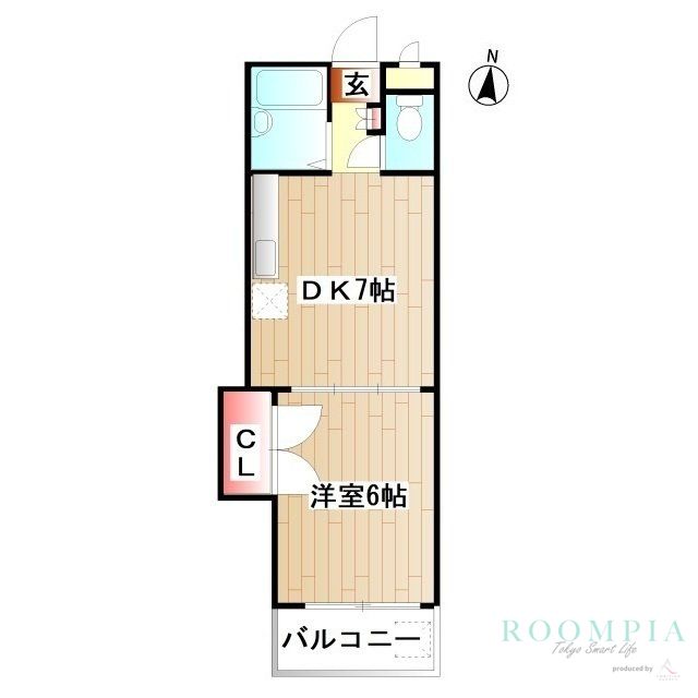 2階の間取り図