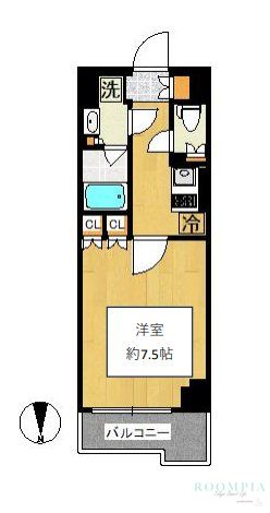 2階の間取り図