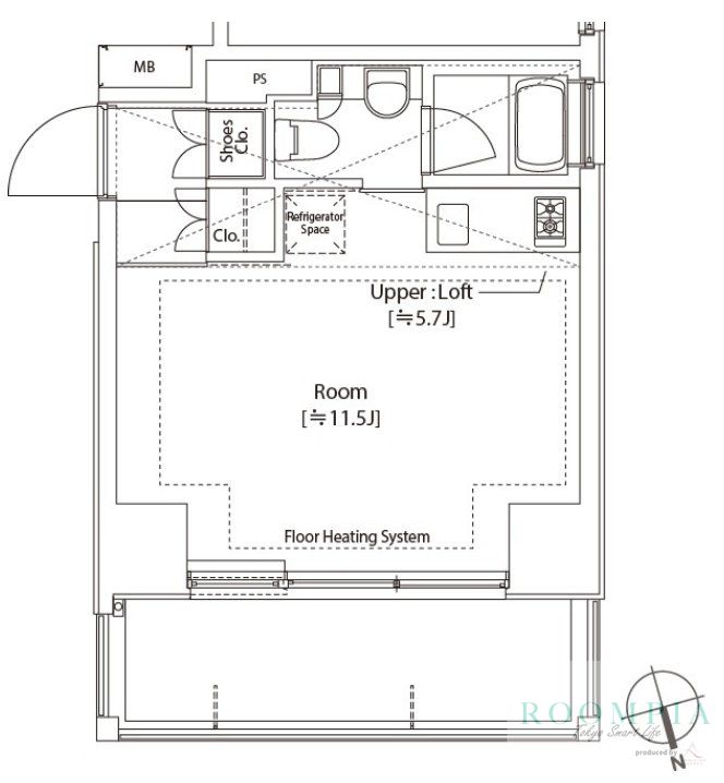 5階の間取り図