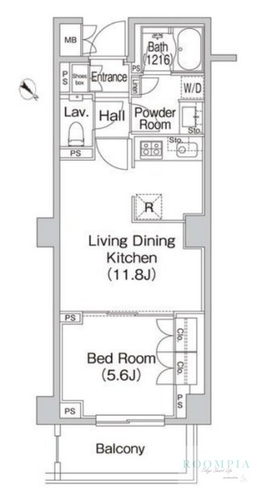 2階の間取り図