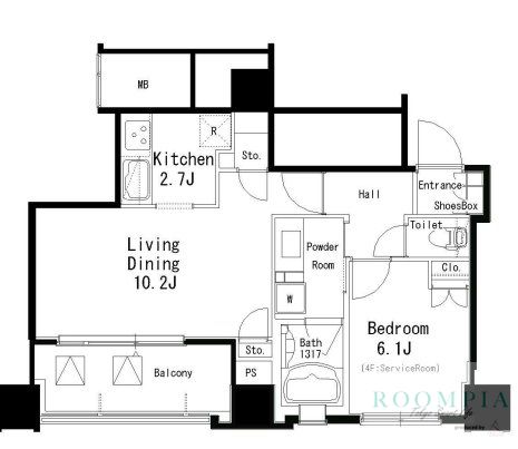 16階の間取り図