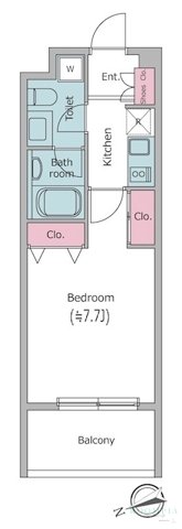 5階の間取り図