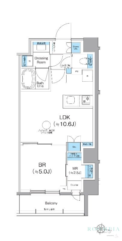 4階の間取り図