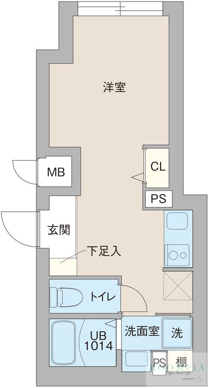 1階の間取り図
