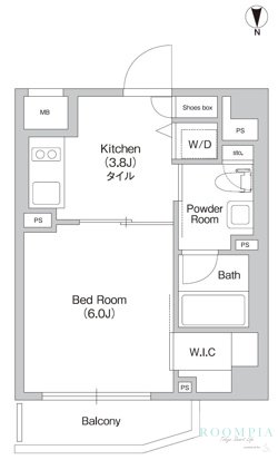 2階の間取り図