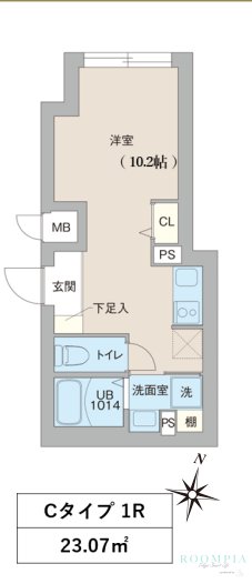 1階の間取り図