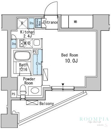 2階の間取り図