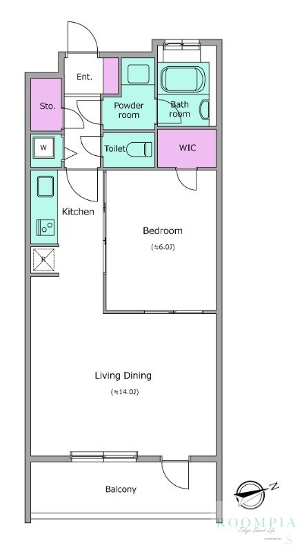 3階の間取り図