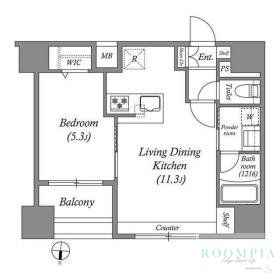 2階の間取り図