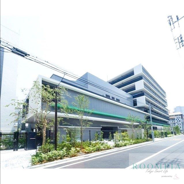 新宿区新小川町の賃貸マンションの外観