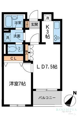 5階の間取り図