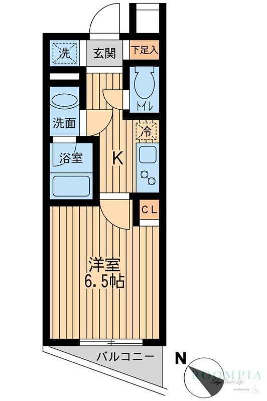 6階の間取り図