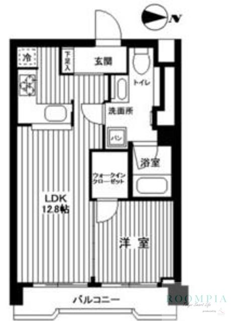 ウォークインクローゼット付きの使いやすい間取り