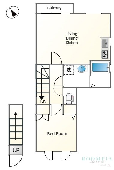 2階の間取り図