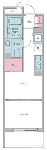 2階の間取り図