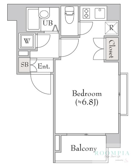 8階の間取り図