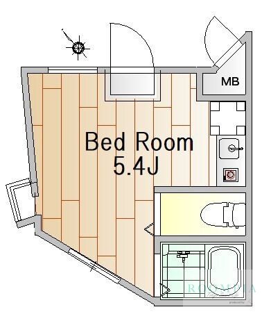 4階の間取り図