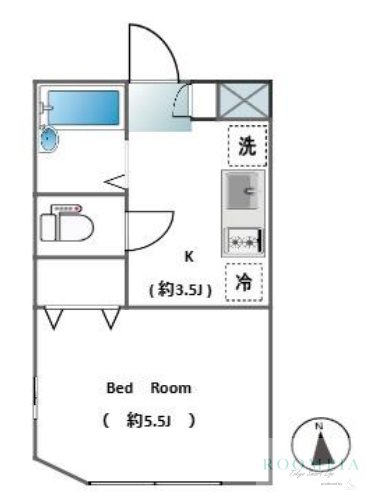 2階の間取り図