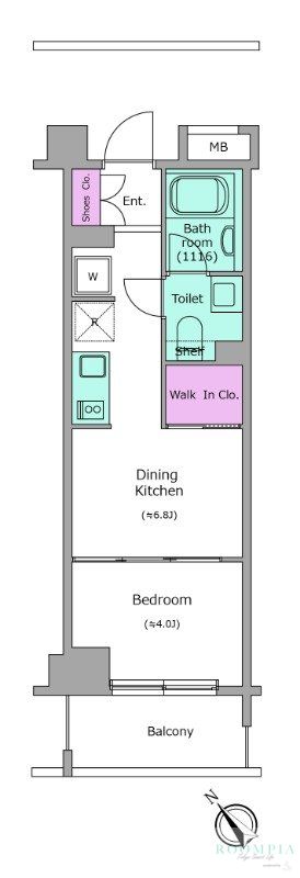 1階の間取り図