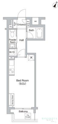 6階の間取り図