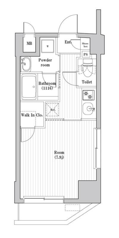 7階の間取り図