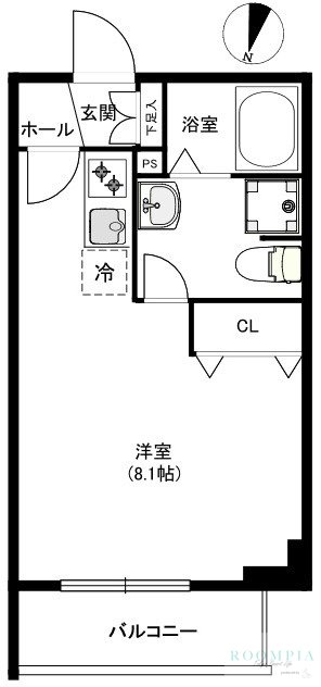 4階の間取り図